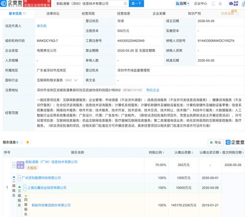 螞蟻集團攜手伙伴成立信息技術公司，聚焦AI及信息系統集成服務